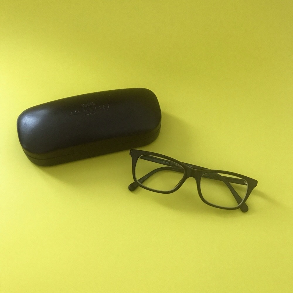 Coach Black Eyeglasses Frames with Case - HC 6131U
